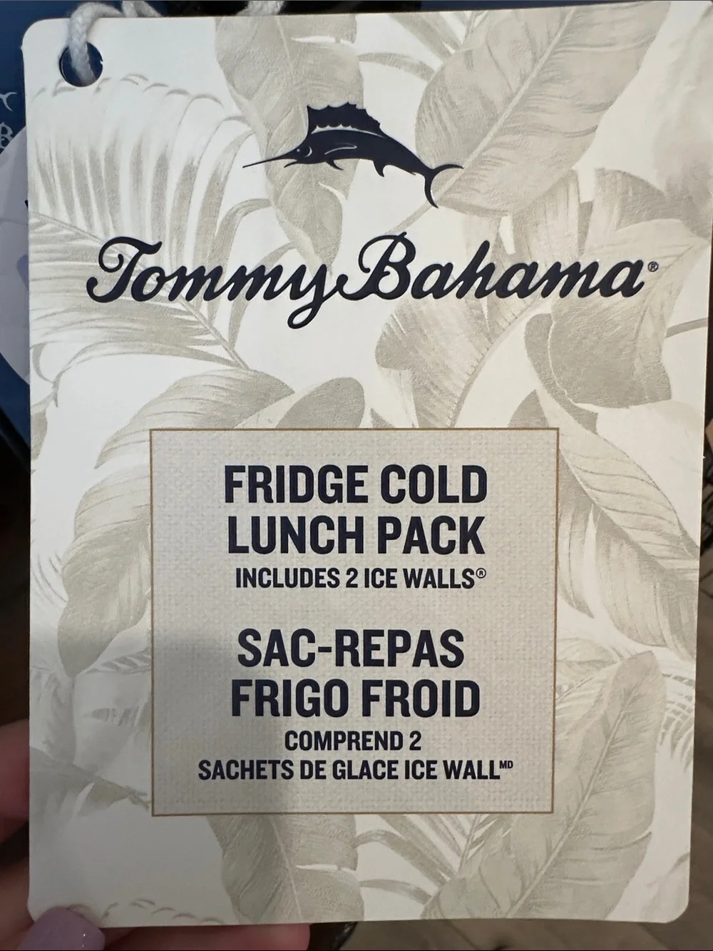 Tommy Bahama Light Blue Insulated Toiletry / Lunch Pack